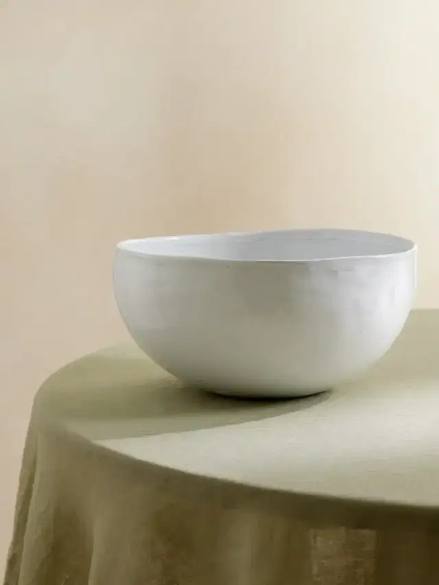 Astier De Villatte Simple Large Ceramic Salad Bowl