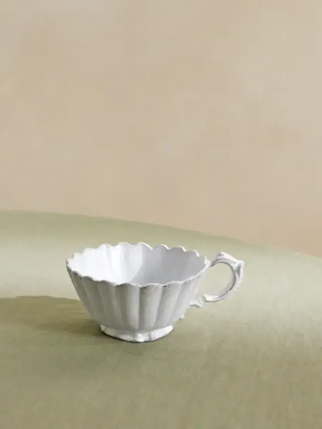 Astier De Villatte Marguerite Ceramic Tea Cup