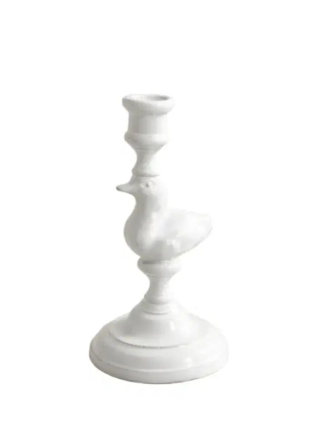 Canard Ceramic Candlestick