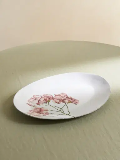Astier De Villatte + John Derian Nerium Oleander Ceramic Platter | Thumbnail 1 Astier De Villatte + John Derian Nerium Oleander Ceramic Platter | Thumbnail 1