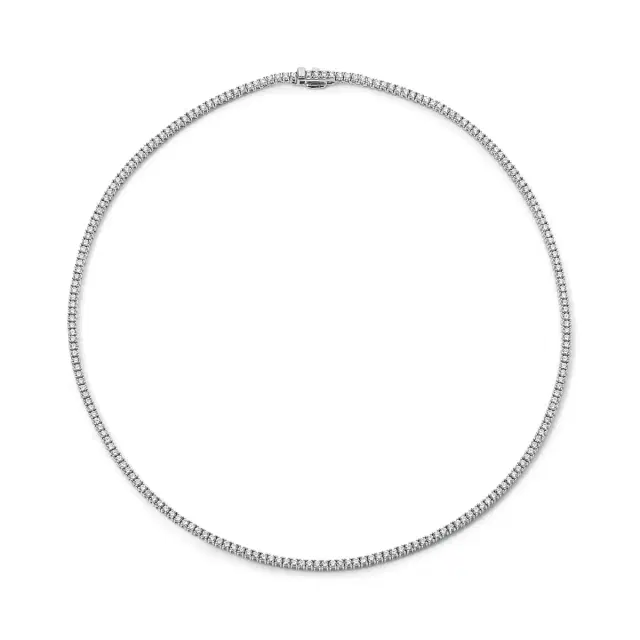 Petite Diamond Tennis Necklace