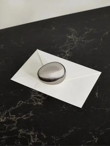 Fourth Street Egg Steel Paperweight | Thumbnail 2 Fourth Street Egg Steel Paperweight | Thumbnail 2
