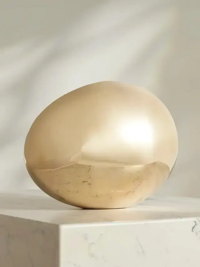 Fourth Street Egg Brass Ornament