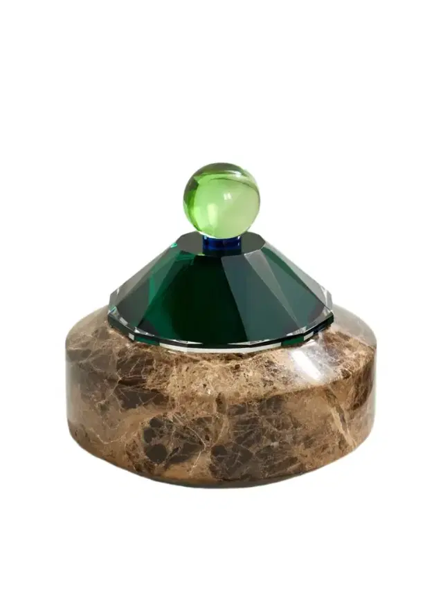 Apple Marble And Crystal Bonbonniere