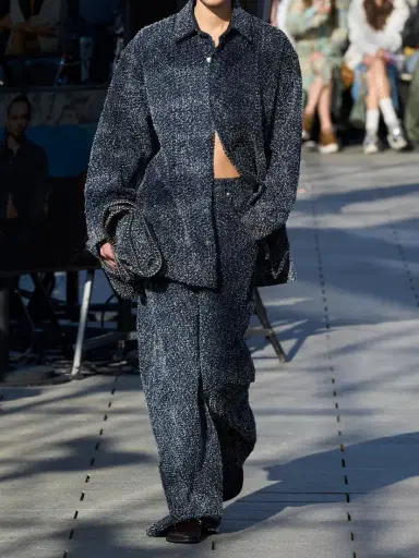 Stella McCartney Oversized Bouclé-denim Shirt | Thumbnail 5 Stella McCartney Oversized Bouclé-denim Shirt | Thumbnail 5