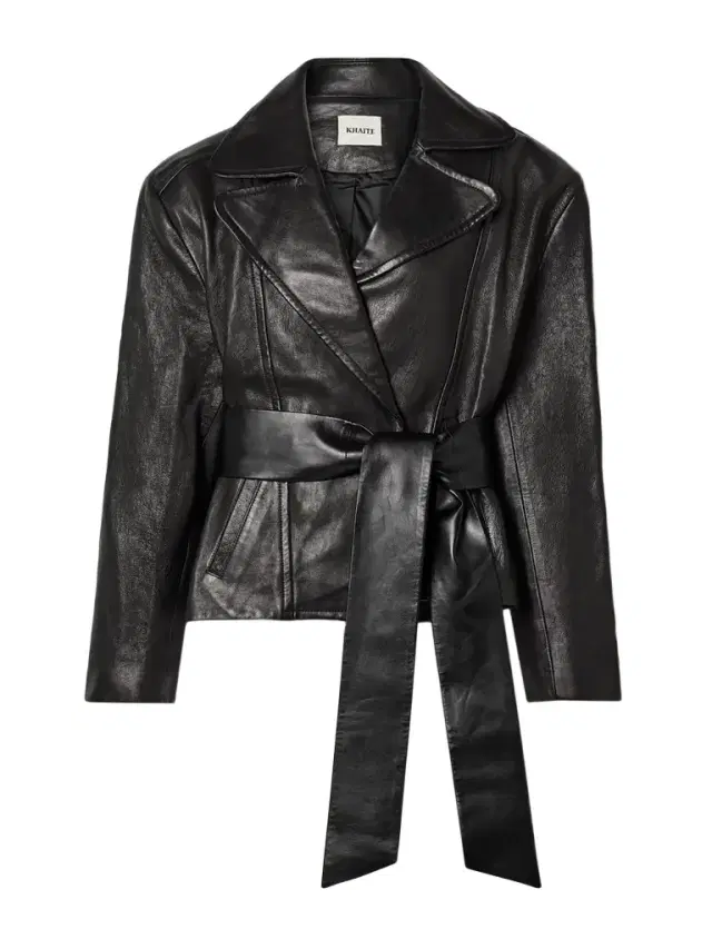 Dolores Belted Leather Jacket