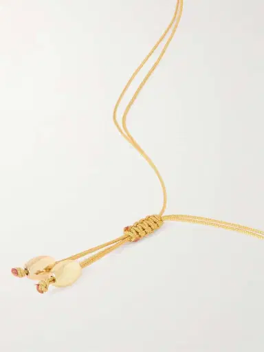 TOHUM Concha Puka Gold-plated Shell Necklace | Thumbnail 3