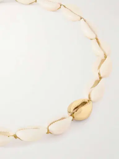 TOHUM Concha Puka Gold-plated Shell Necklace | Thumbnail 4