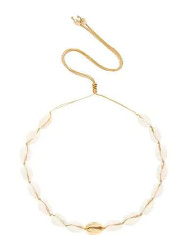 TOHUM Concha Puka Gold-plated Shell Necklace | Thumbnail 1