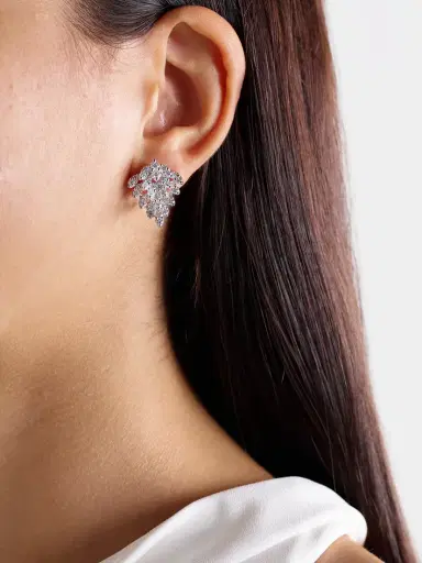 Anita Ko Snowflake 18-karat White Gold Diamond Earrings | Thumbnail 2