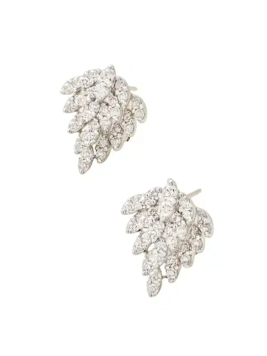 Anita Ko Snowflake 18-karat White Gold Diamond Earrings | Thumbnail 1