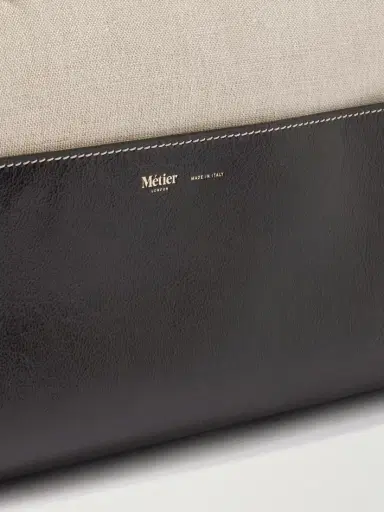 Métier Incognito 36 Linen And Leather Tote | Thumbnail 4