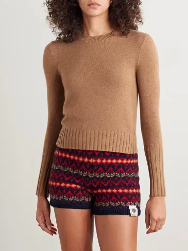 Guest In Residence Shrunken Cashmere Sweater | Thumbnail 3