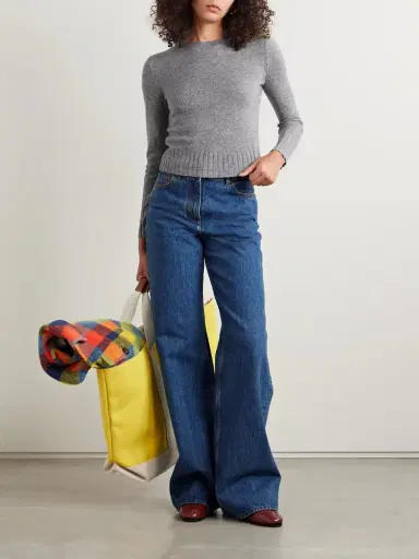 Guest In Residence Shrunken Cashmere Sweater | Thumbnail 2 Guest In Residence Shrunken Cashmere Sweater | Thumbnail 2