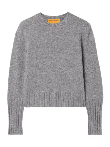 Guest In Residence Shrunken Cashmere Sweater | Thumbnail 1 Guest In Residence Shrunken Cashmere Sweater | Thumbnail 1