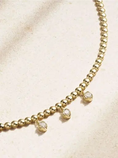 Jennifer Meyer 18-karat Gold Diamond Necklace | Thumbnail 4