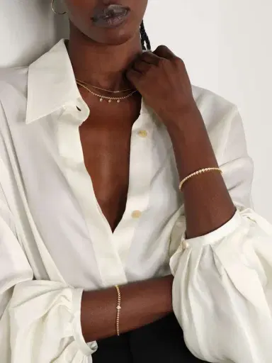 Jennifer Meyer 18-karat Gold Diamond Necklace | Thumbnail 5