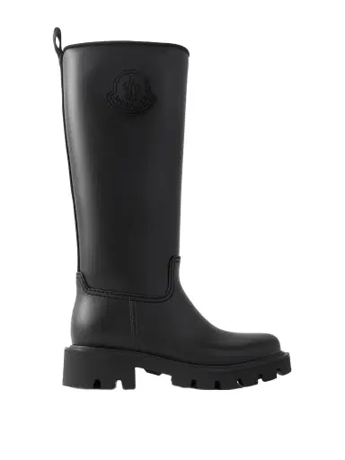Moncler Kickstream Pvc And Shell Knee Boots | Thumbnail 1 Moncler Kickstream Pvc And Shell Knee Boots | Thumbnail 1