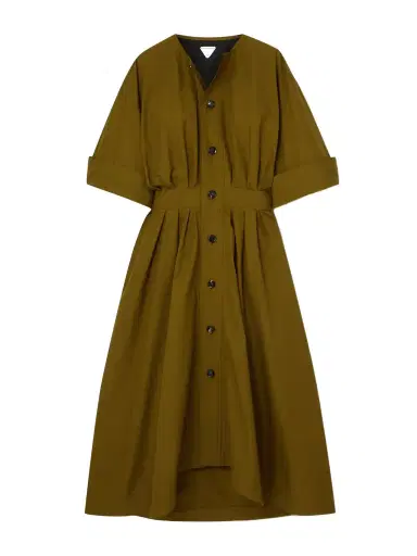 Bottega Veneta Cotton-canvas Midi Dress | Thumbnail 1 Bottega Veneta Cotton-canvas Midi Dress | Thumbnail 1