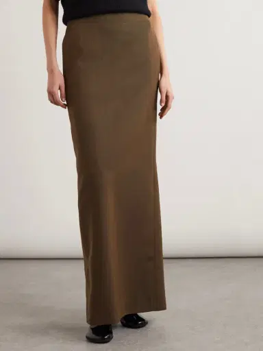 Bottega Veneta Wool-twill Maxi Skirt | Thumbnail 3