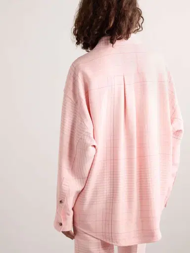 Bottega Veneta Checked Crepe Shirt | Thumbnail 3 Bottega Veneta Checked Crepe Shirt | Thumbnail 3