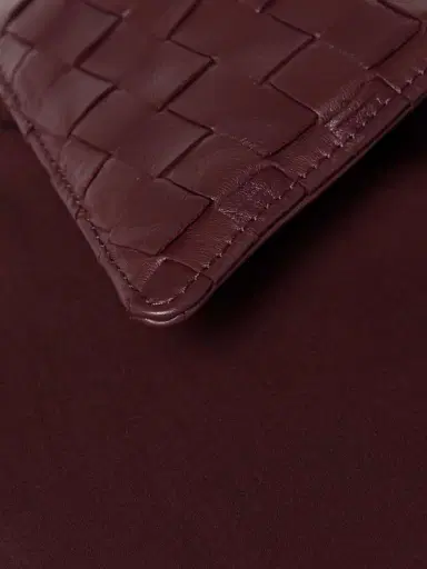 Bottega Veneta Intrecciato eather-trimmed Shell Down Jacket | Thumbnail 4 Bottega Veneta Intrecciato eather-trimmed Shell Down Jacket | Thumbnail 4