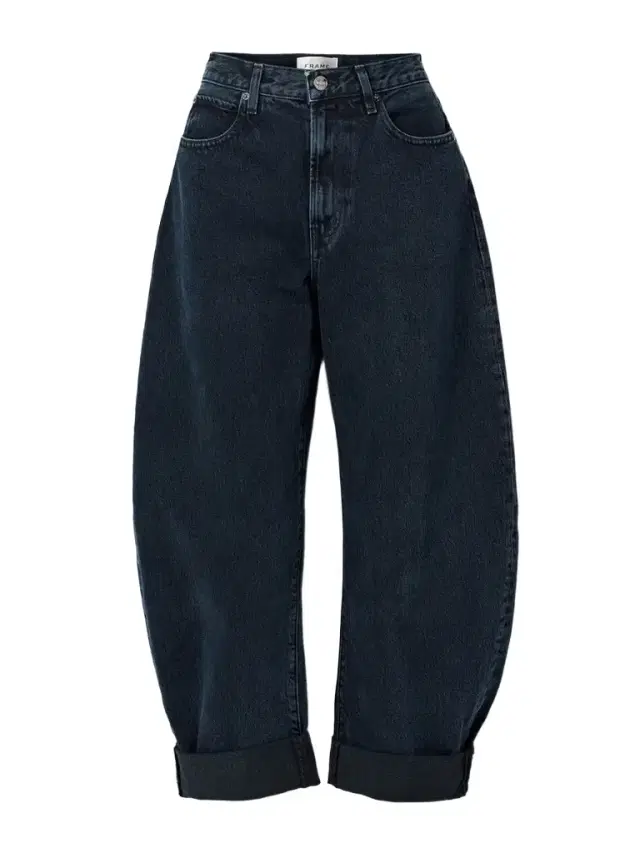 The Bubble High-rise Barrel-leg Jeans