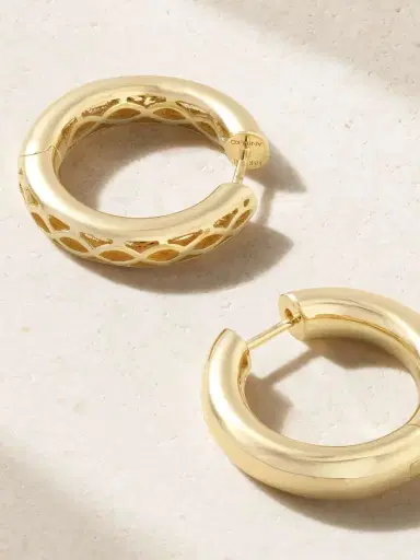 Anita Ko Cosmo 18-karat Gold Hoop Earrings | Thumbnail 3 Anita Ko Cosmo 18-karat Gold Hoop Earrings | Thumbnail 3
