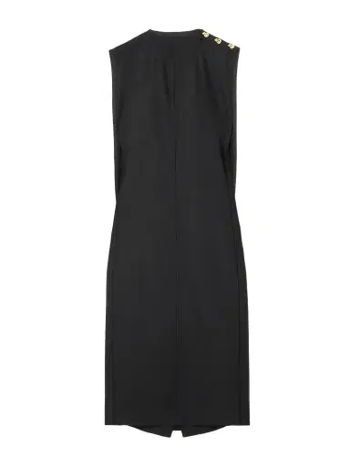 Bottega Veneta Cape-effect Ribbed Wool-blend Dress | Thumbnail 1 Bottega Veneta Cape-effect Ribbed Wool-blend Dress | Thumbnail 1