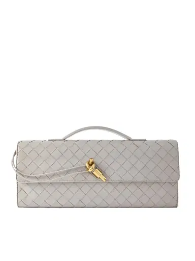 Bottega Veneta Long Andiamo Intrecciato Leather Clutch | Thumbnail 1