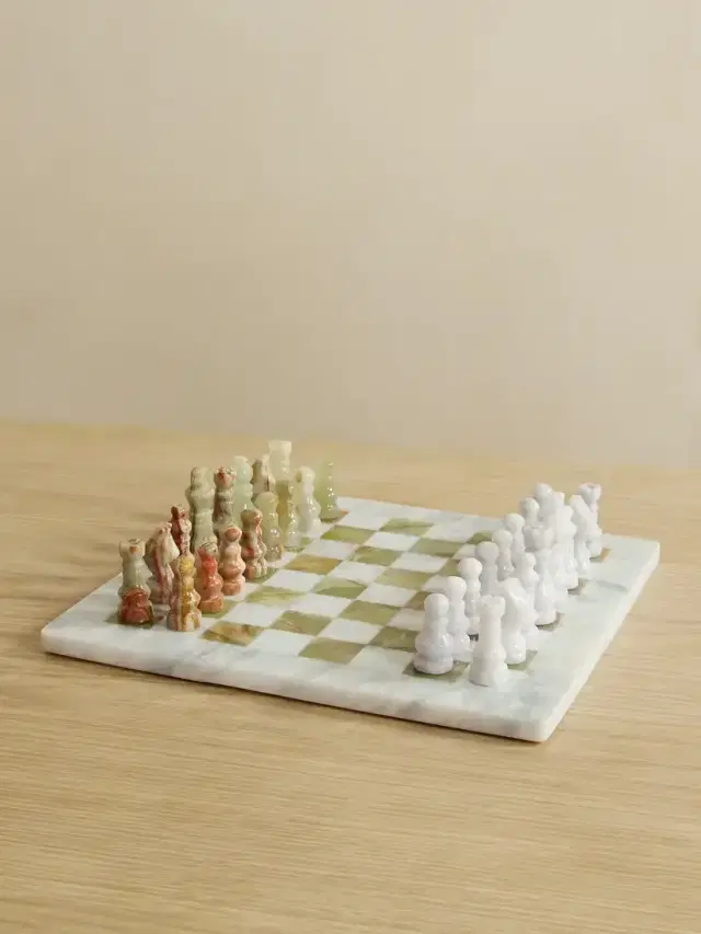 Onyx And Marble Chess Set
