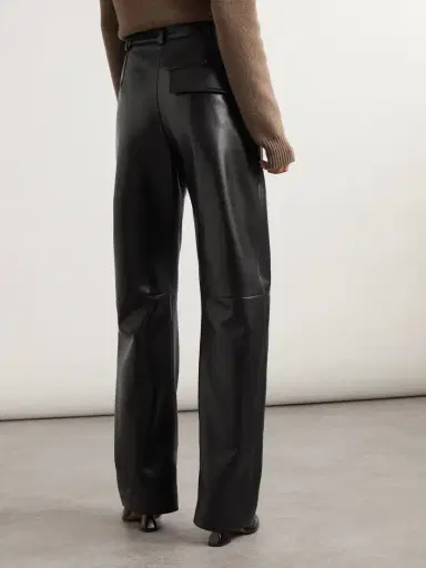 Bottega Veneta Paneled Leather Straight-leg Pants | Thumbnail 3