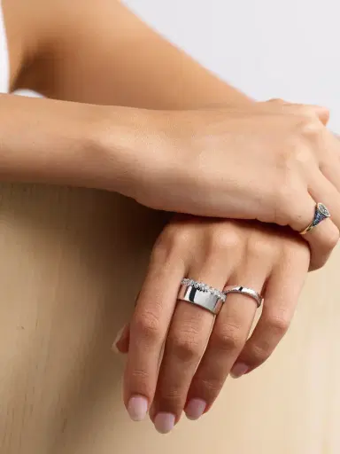 Yvonne Léon Grignotée 18-karat White Gold Diamond Ring | Thumbnail 5 Yvonne Léon Grignotée 18-karat White Gold Diamond Ring | Thumbnail 5
