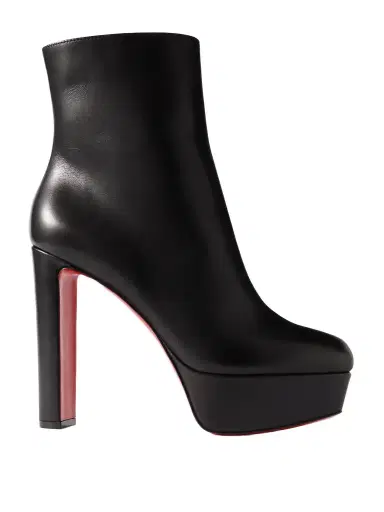 Christian Louboutin Movida 130 Leather Platform Ankle Boots | Thumbnail 1 Christian Louboutin Movida 130 Leather Platform Ankle Boots | Thumbnail 1
