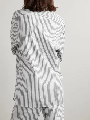 ÉTERNE Striped Cotton-poplin Shirt | Thumbnail 4 ÉTERNE Striped Cotton-poplin Shirt | Thumbnail 4