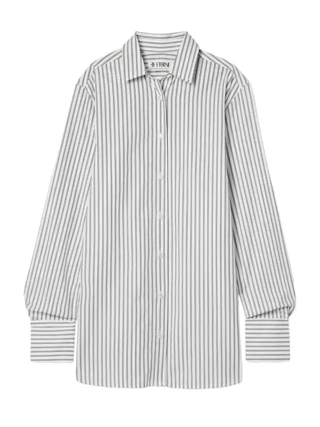 Striped Cotton-poplin Shirt
