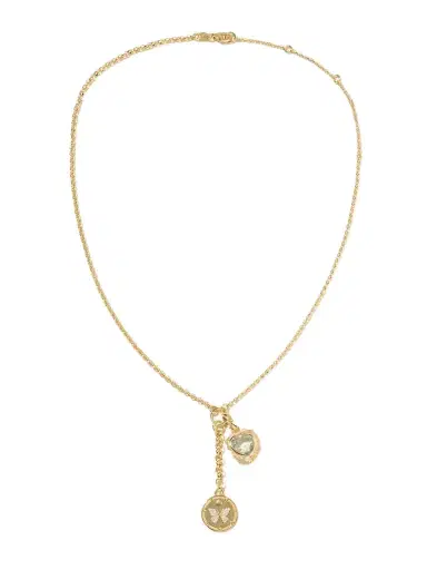 Foundrae Reverie Heart Small Mixed Belcher Extension 18-karat Gold, Prasiolite And Diamond Necklace | Thumbnail 1
