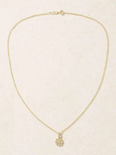 Jennifer Meyer Small 18-karat Gold Diamond Necklace | Thumbnail 4