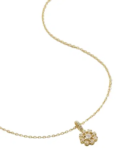 Jennifer Meyer Small 18-karat Gold Diamond Necklace | Thumbnail 1