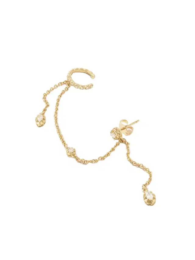 Sophia 14-karat Gold Diamond Single Earring