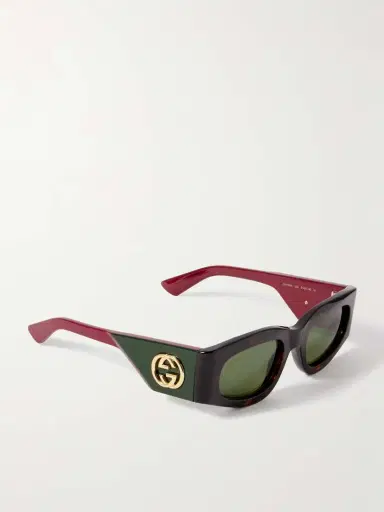 Gucci Eyewear Square-frame Tortoiseshell Acetate Sunglasses | Thumbnail 3 Gucci Eyewear Square-frame Tortoiseshell Acetate Sunglasses | Thumbnail 3