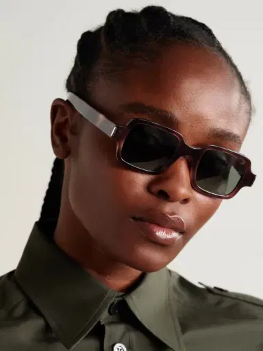 Saint Laurent Eyewear Square-frame Tortoiseshell Acetate Sunglasses | Thumbnail 2