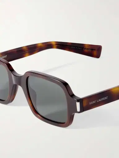Saint Laurent Eyewear Square-frame Tortoiseshell Acetate Sunglasses | Thumbnail 4