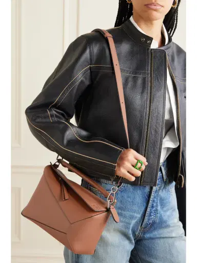 Loewe Puzzle Edge Small Textured-leather Shoulder Bag | Thumbnail 2