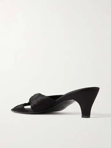 The Row Knotted Satin Mules | Thumbnail 3