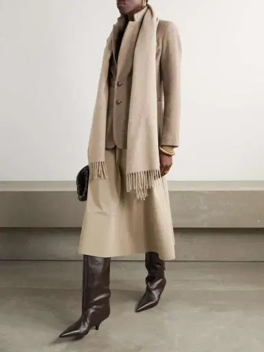 Ralph Lauren Collection Hailey Brushed-cashmere And Wool-blend Blazer | Thumbnail 2