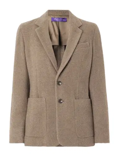 Ralph Lauren Collection Hailey Brushed-cashmere And Wool-blend Blazer | Thumbnail 1