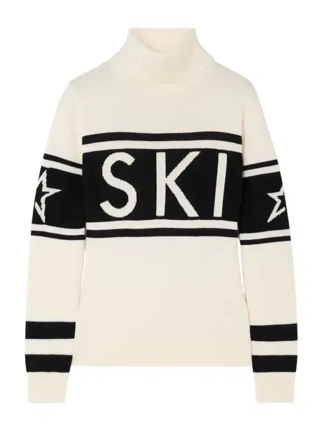 Schild Intarsia Merino Wool Turtleneck Sweater - x large