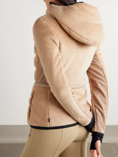 Moncler Grenoble Fleece Quilted Hooded Jacket | Thumbnail 4