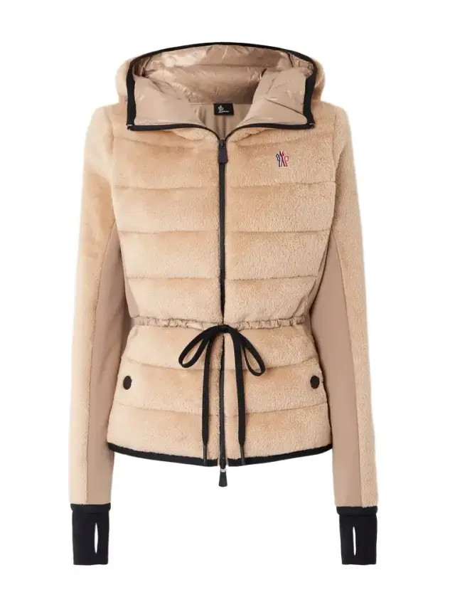 Moncler Grenoble Fleece Quilted Hooded Jacket